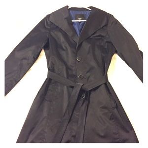 Black Trench dress coat